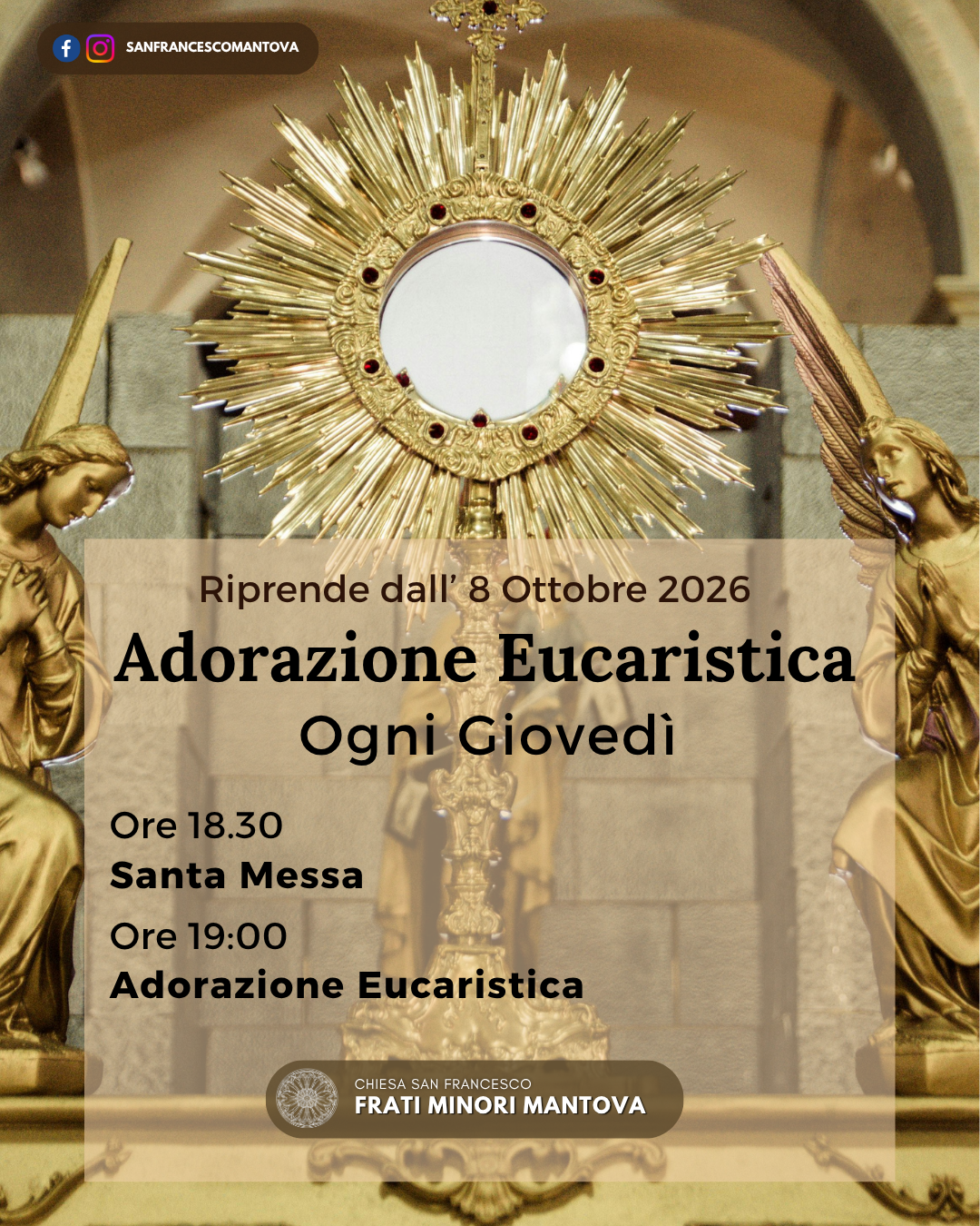 Adorazione San Francesco Mantova 2026